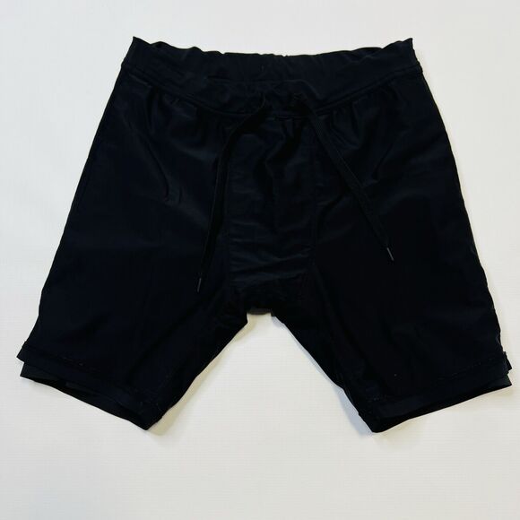 Ten Thousand Interval Shorts Mens Small Black Lined Athletic Gym Running 7” - Picture 7 of 11